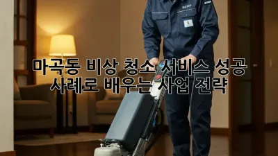 마곡동 비상 청소 서비스: 성공 사례로 배우는 사업 전략